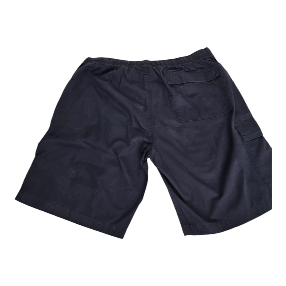 Legachi Newyork Men's shorts XL navy Blue Elastic waist band Cargo pocket right